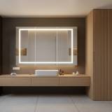 Bad Spiegelschrank mit LED Beleuchtung Lator